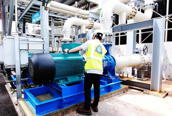 A Haskell team member working at SAFRAN Landing Systems.